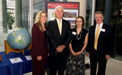 Miriam Middlemann, His Excellency Governor-General, Amy Prendergast and Dr Neil Williams at the 2008 Year Book Australia launch