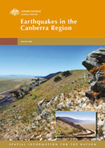 Cover image of the Earthquakes in the Canberra Region publication [pdf 2.5mb]. (Copyright Geoscience Australia)
