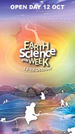 Open Day 2008 - Earth Science Week poster