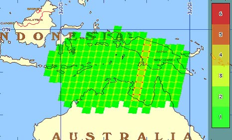 Image of Landsat 5 Duty Cycle