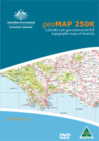 Image: Cover of geoMAP 250K DVD.