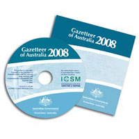 Gazetteer of Australia 2008. © Geoscience Australia.