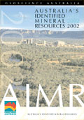 Cover of Australia's Identified Mineral Resources Report 2002