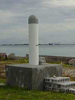 CGPS pillar for Marshall Islands - Majuro Continuous GPS station - SPSLCMP