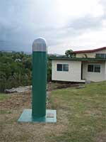  CGPS pillar and hut for Solomon Islands SPSLCMP