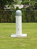 CGPS pillar for Micronesia - Pohnpei Continuous GPS station - SPSLCMP