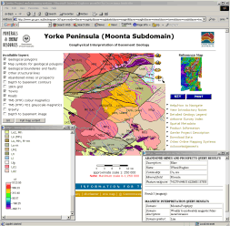 Image of Yorke Peninsula (Moonta Subdomain) - Geophysical Interpretation of Basement Geology web map