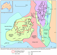 Fig 1. Regional setting and major structural elements of the Mentelle Basin and the Vlaming Sub-basin.