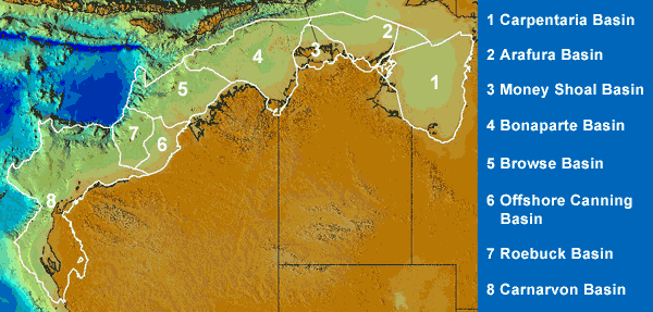 Click on a basin name or basin area for data (GA2058)
