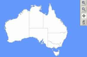 Image from interface of Geoscience Australia's new data delivery system, GADDS