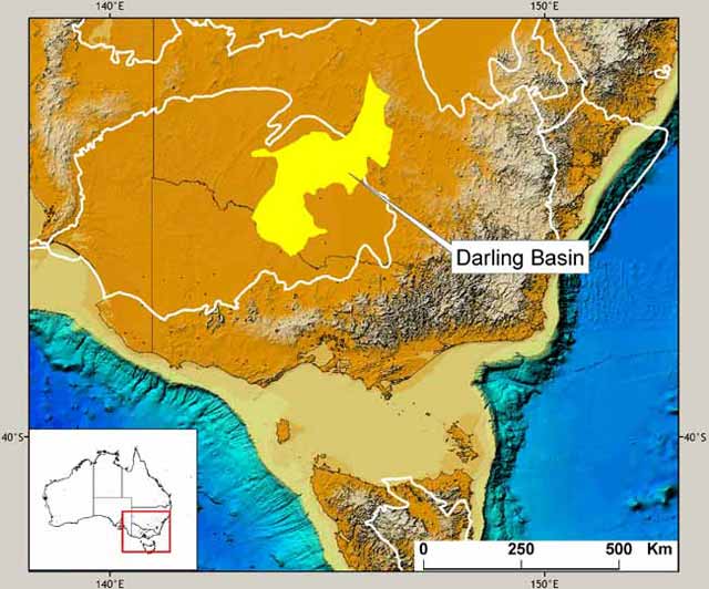  Location map of the Darling Basin. 