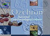 Splashscreen of Ozchron national geochronology database