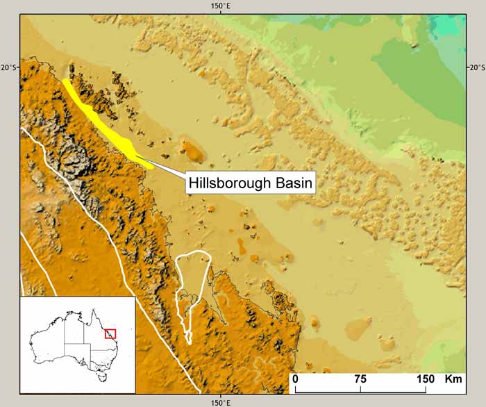  Location map of the Hillsborough Basin. 