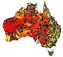 Vegetation - Pre-European Settlement (1788) - click for an example of how the data can look in a GIS [GIF 36 Kb]
