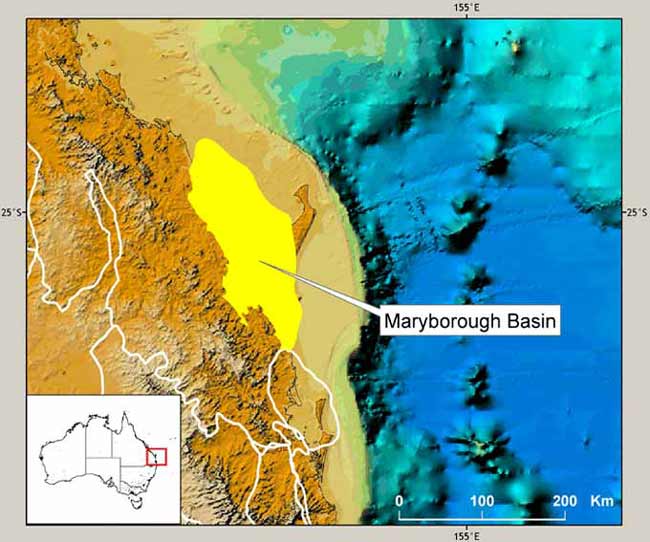  Location map of the Maryborough Basin. 