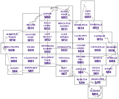 Australia Tile map