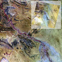 Fig 1.	The first image from the China-Brazil Resources Satellite.