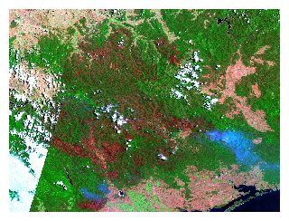 Thematic Mapper on Landsat 5 - 25/12/2007 and 3/01/2007