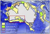 Fig 1. Australia’s major offshore basin areas.