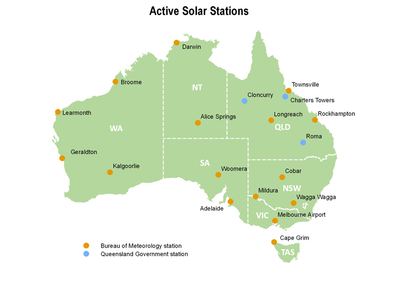 Active Ground Stations Australia | Geoscience Australia