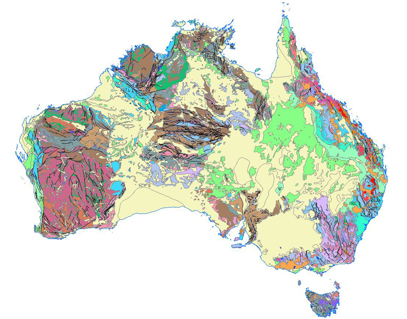 Geology Of Australia Map - Freddy Bernardine