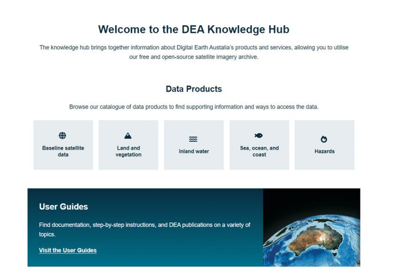 screenshot of knowledge hub
